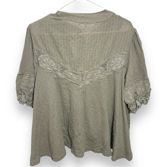 Free People Walk In The Park Ruffle Blouse - Picture 4 of 6